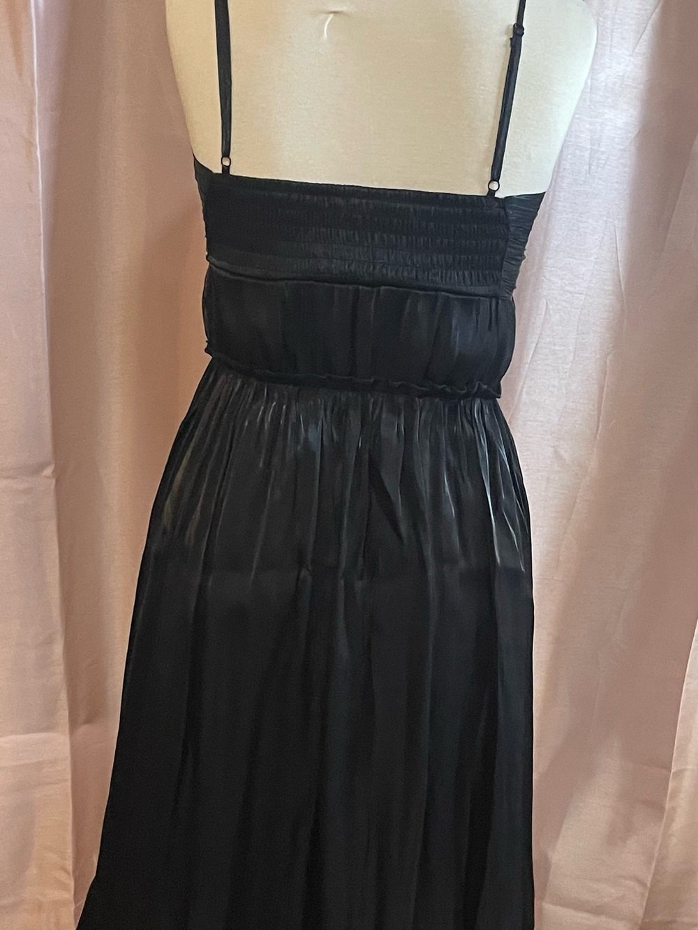 Steve Madden Black Spaghetti Strap Maxi Dress - Picture 3 of 12